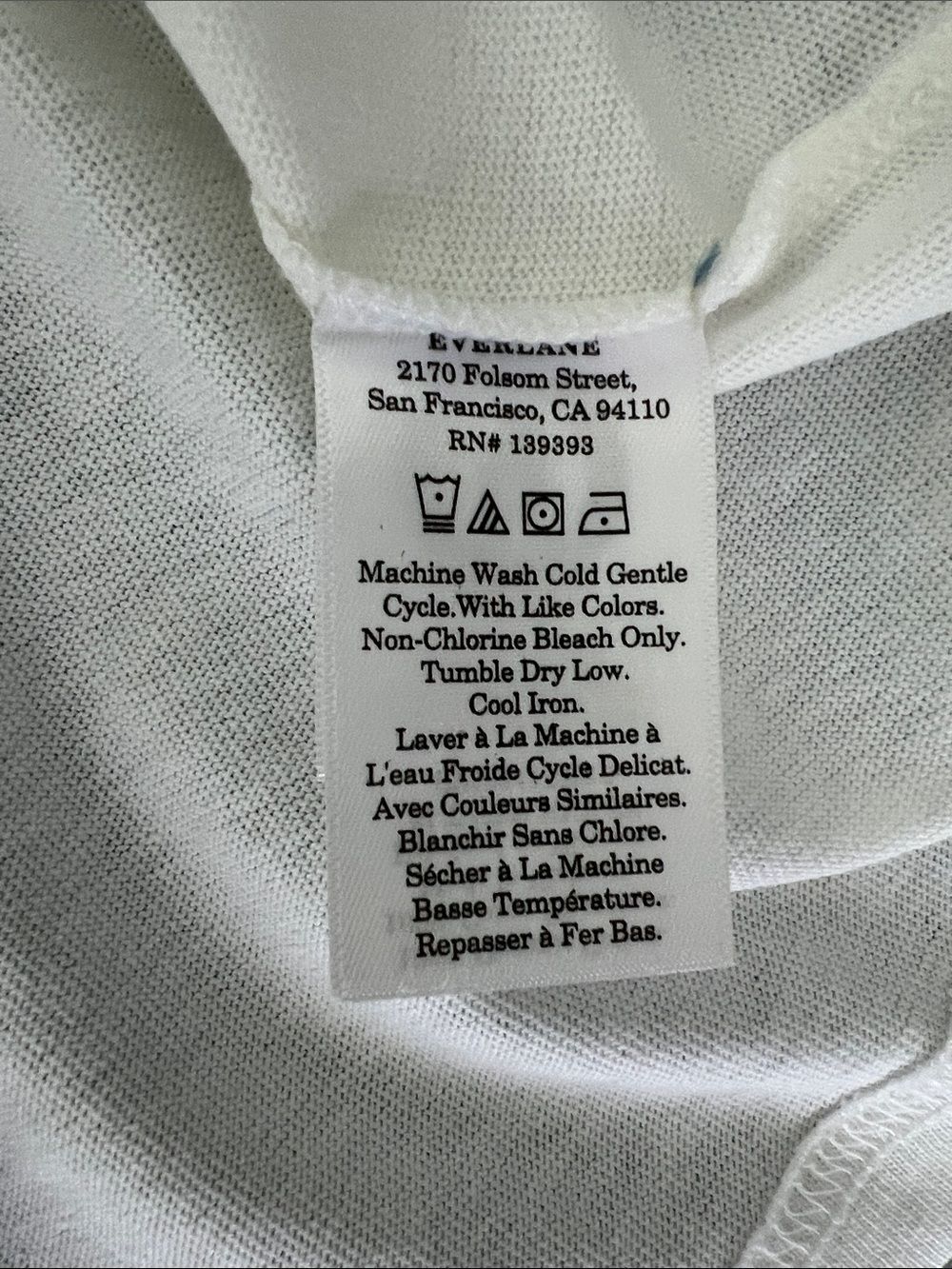 New Everlane THE PREMIUM-WEIGHT CREW Uniform in White Size XS - Picture 7 of 11